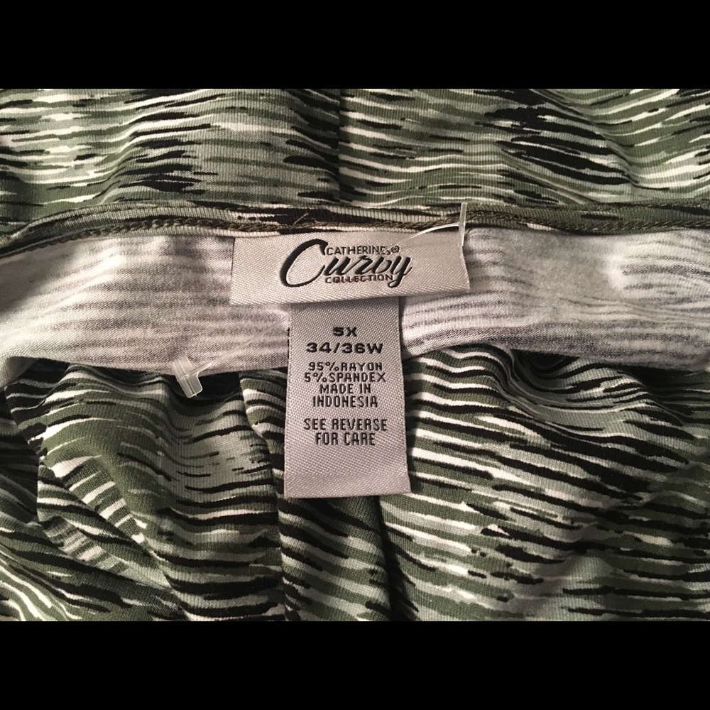 Catherine's Curvy Collection Green Striped Dress - Picture 6 of 6